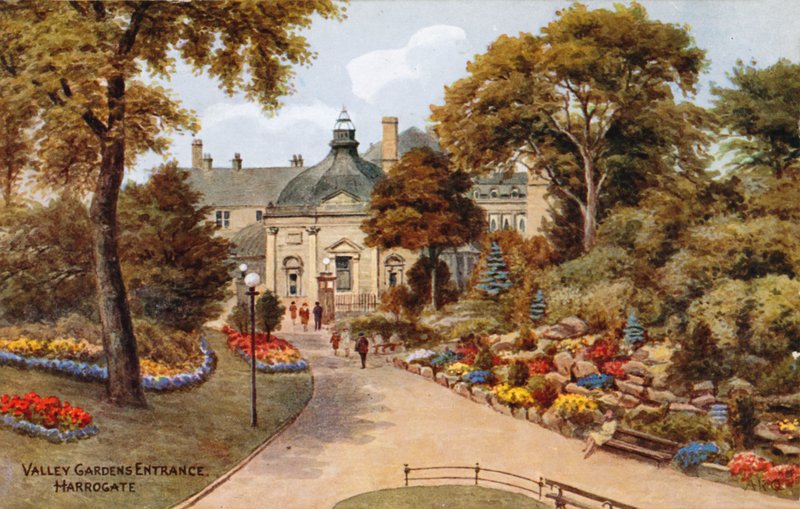 Valley Gardens-inngang, Harrogate av Alfred Robert Quinton