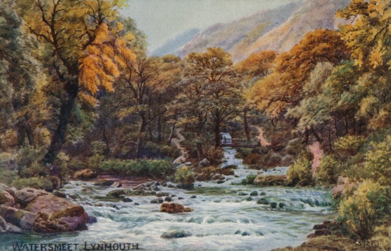 Watersmeet, Lynmouth av Alfred Robert Quinton