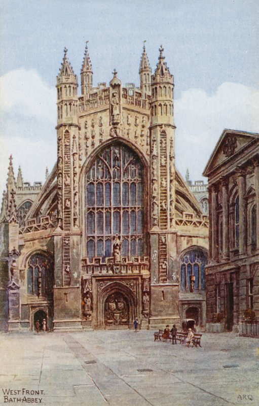 Vestfronten, Bath Abbey av Alfred Robert Quinton