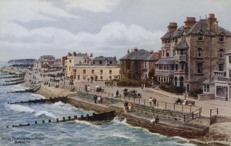 West Parade fra Pier, Bognor av Alfred Robert Quinton