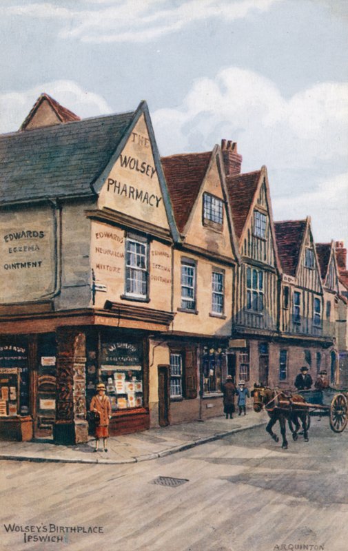 Wolseys fødested, Ipswich av Alfred Robert Quinton
