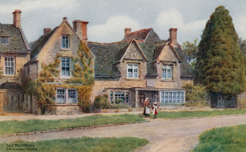 Yew Tree House, Broadway, Worcs av Alfred Robert Quinton