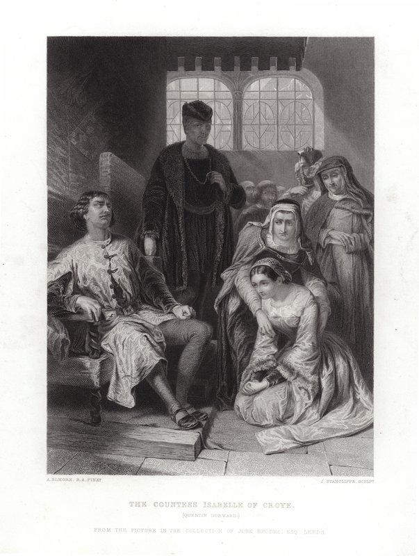 Grevinne Isabelle av Croye av Alfred W. Elmore