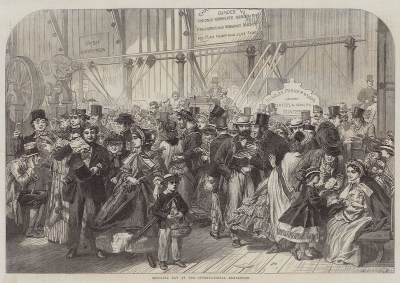 Shilling Day på den internasjonale utstillingen av Alfred William Hunt