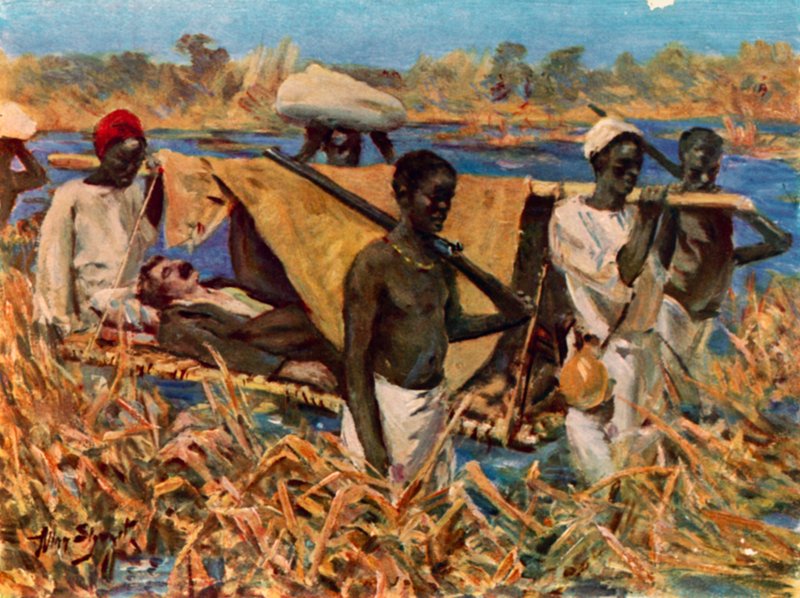 David Livingstone, Den siste reisen (fargelitho) av Allan (after) Stewart