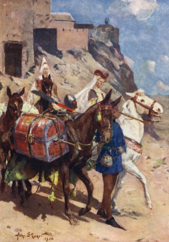 En mors strategi (farge litho) av Allan Stewart