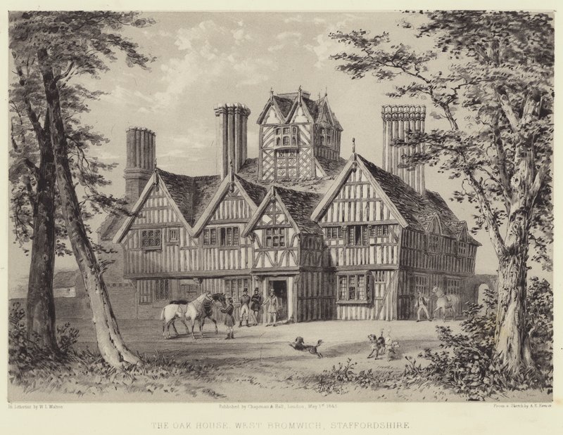 The Oak House, West Bromwich, Staffordshire av Allen Edward Everitt
