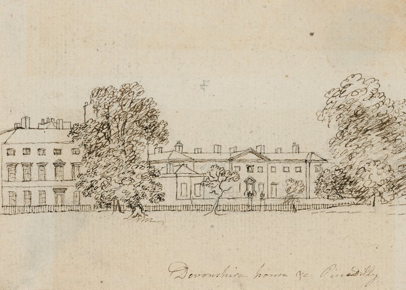 Devonshire House, Piccadilly, London av Alois Schonn