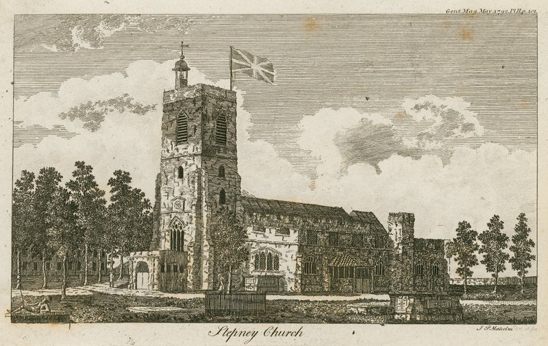 Stepney Church, London av Alois Schonn