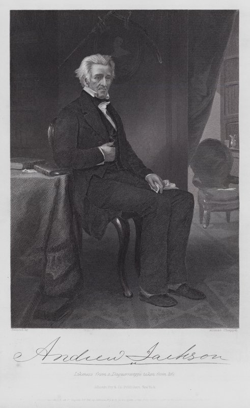 Andrew Jackson (gravering) av Alonzo (after) Chappel