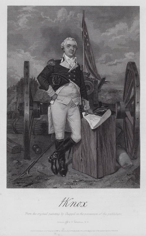 Henry Knox (gravering) av Alonzo (after) Chappel