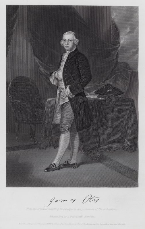 James Otis (gravering) av Alonzo (after) Chappel