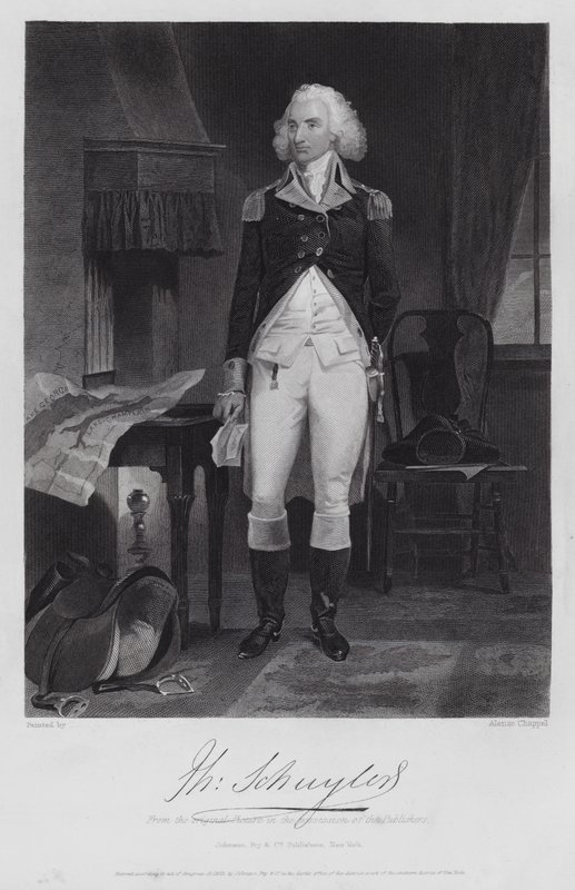 Philip Schuyler (gravering) av Alonzo (after) Chappel