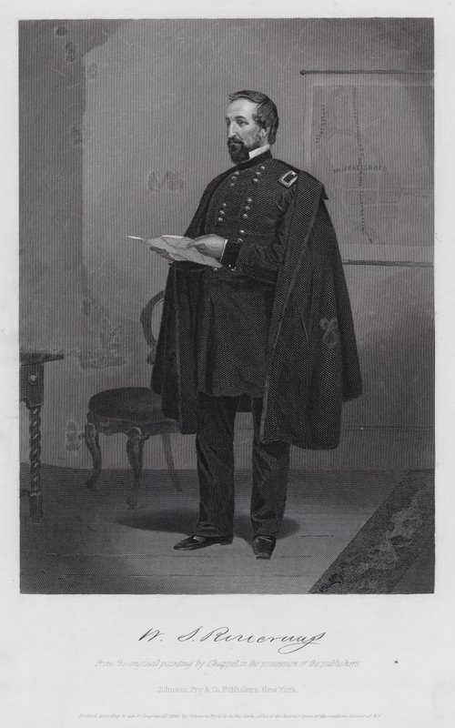William Stark Rosecrans (gravering) av Alonzo (after) Chappel