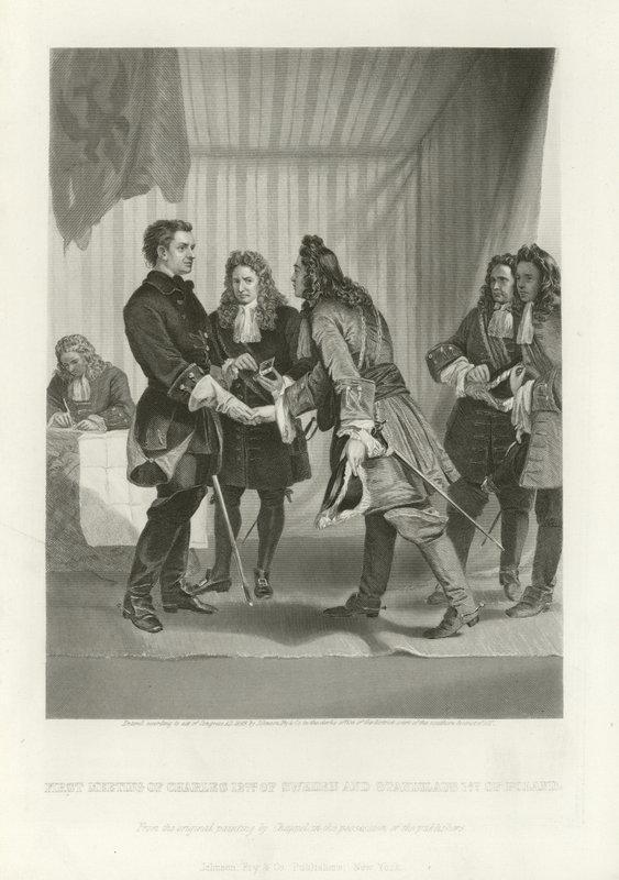Karl av Sverige og Stanislau av Alonzo Chappel