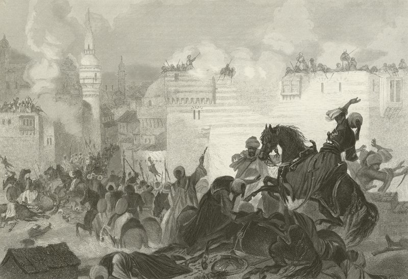 Massacre of the Memlooks, Egypt, 1811 av Alonzo Chappel