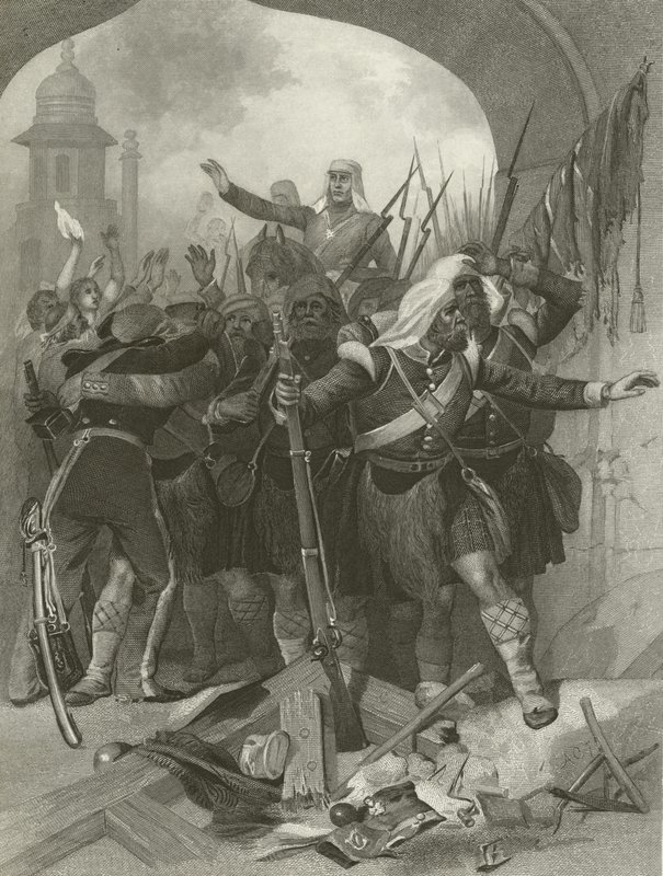 Relief of Lucknow av Sir Henry Havelock, 1857 av Alonzo Chappel
