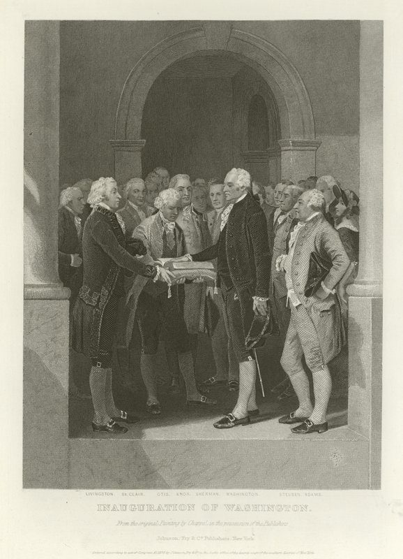Innvielsen av Washington av Alonzo Chappel
