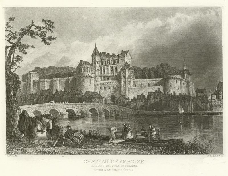 Chateau de Amboise av Alphonse Marie de Neuville