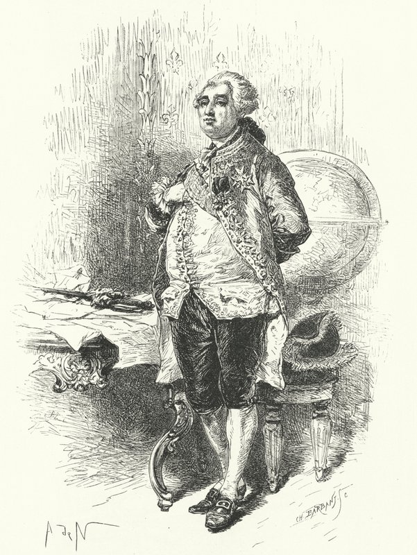 Kong Ludvig XVI av Frankrike av Alphonse Marie de after Neuville