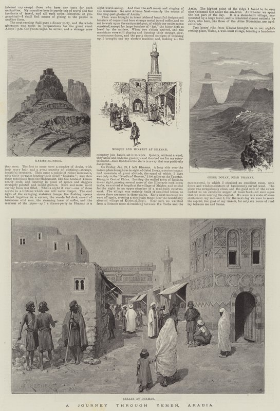 En reise gjennom Jemen, Arabia av Amedee Forestier