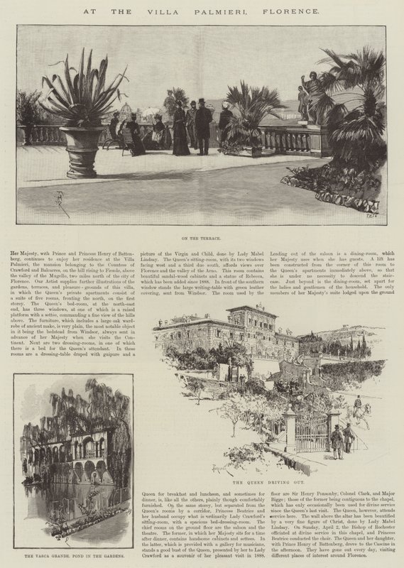 På Villa Palmieri, Firenze av Amedee Forestier