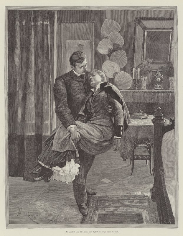 Blind Love, av Wilkie Collins av Amedee Forestier