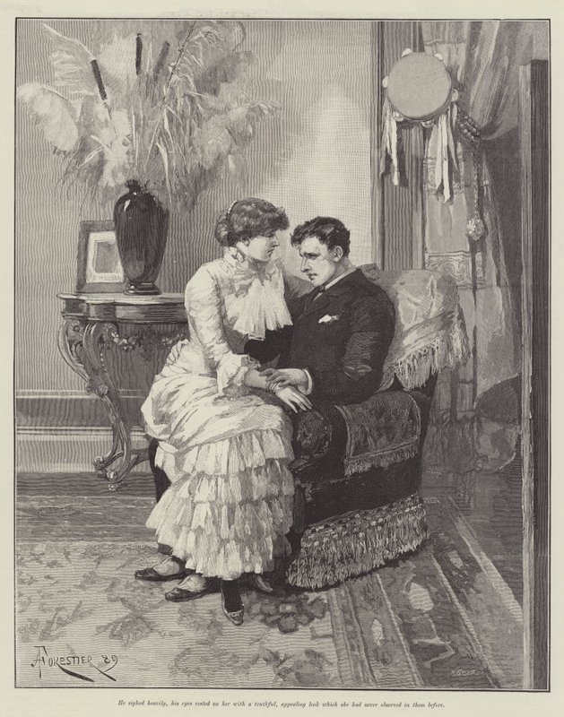 Blind Love, av Wilkie Collins av Amedee Forestier