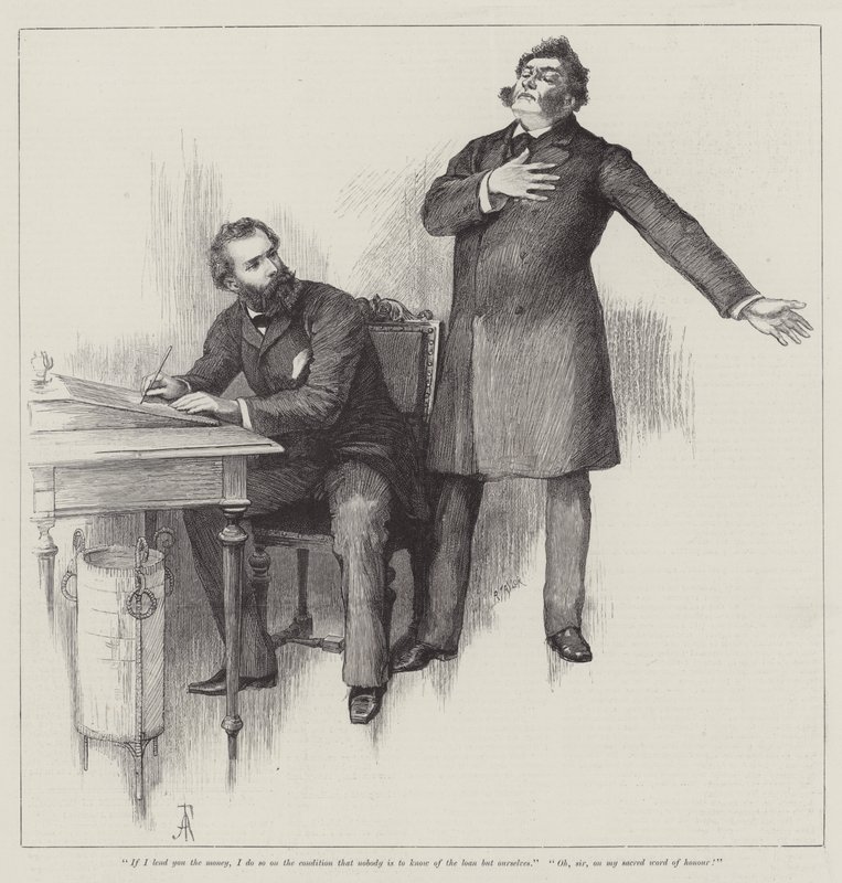 Blind Love, av Wilkie Collins av Amedee Forestier