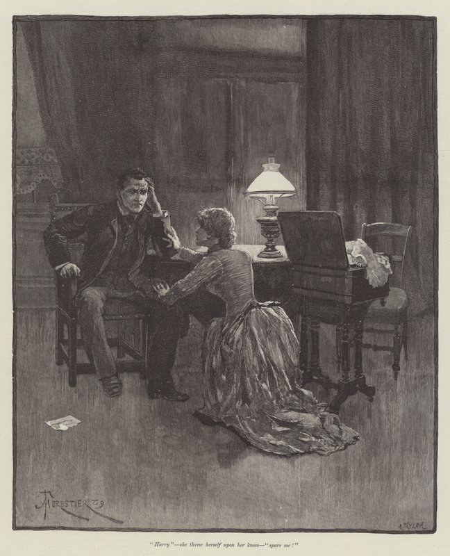Blind Love, av Wilkie Collins av Amedee Forestier