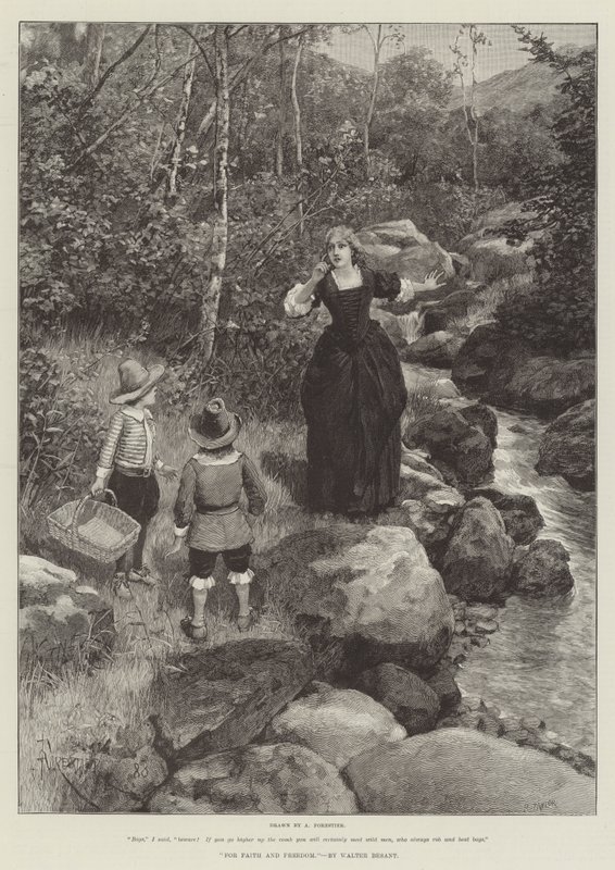 For Faith and Freedom, av Walter Besant av Amedee Forestier