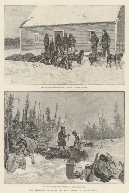 Lord Lonsdales reiser i de arktiske områdene i Nord-Amerika av Amedee Forestier