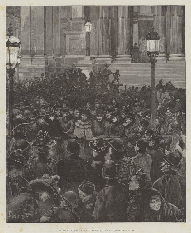 Nyttårsaften utenfor St Paul