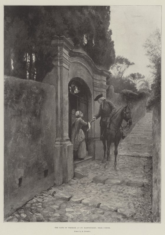 The Gate of Promise ved St Barthelemy, nær Cimiez av Amedee Forestier