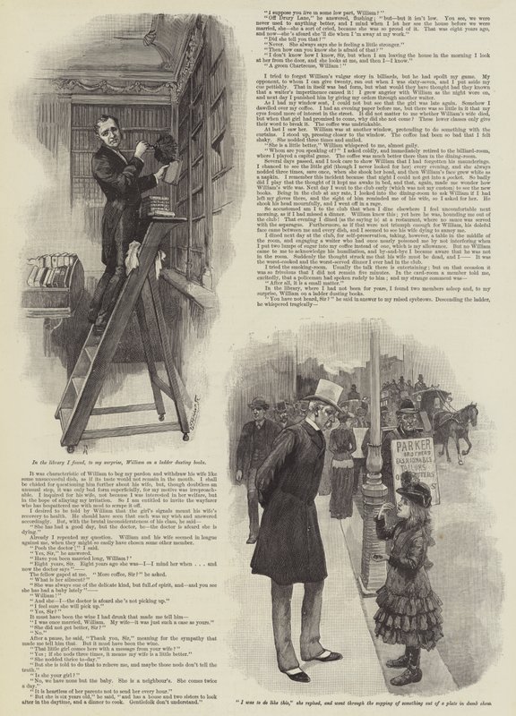 The Inconsiderate Waiter, av J M Barrie av Amedee Forestier