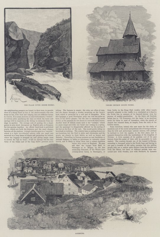 Solstrålen i Norge, av Lady Brassey av Amedee Forestier