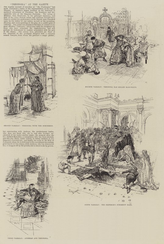 Theodora på Gaiety av Amedee Forestier