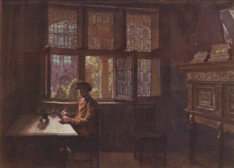 Musee Plantin-Moretus (The Arriere Boutique), Antwerpen av after Amedee Forestier