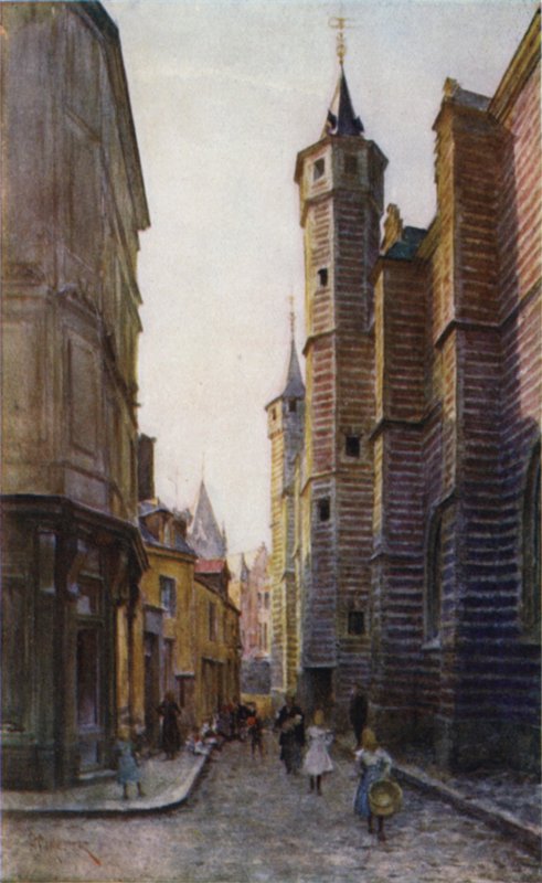 Vieille Boucherie, Antwerpen av after Amedee Forestier