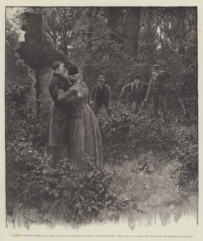 Blind Love, av Wilkie Collins av Amedee Forestier