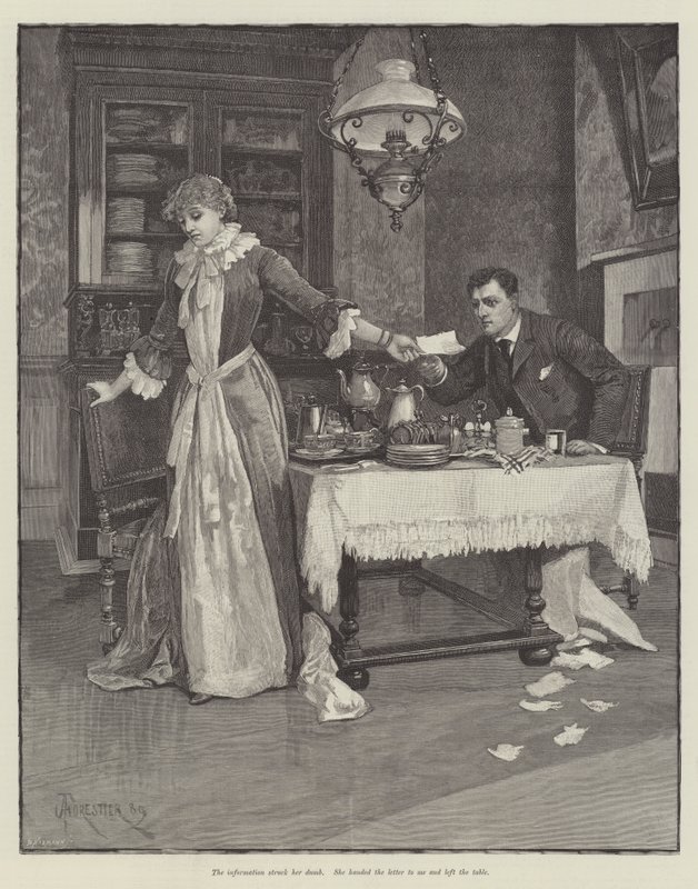 Blind Love, av Wilkie Collins av Amedee Forestier