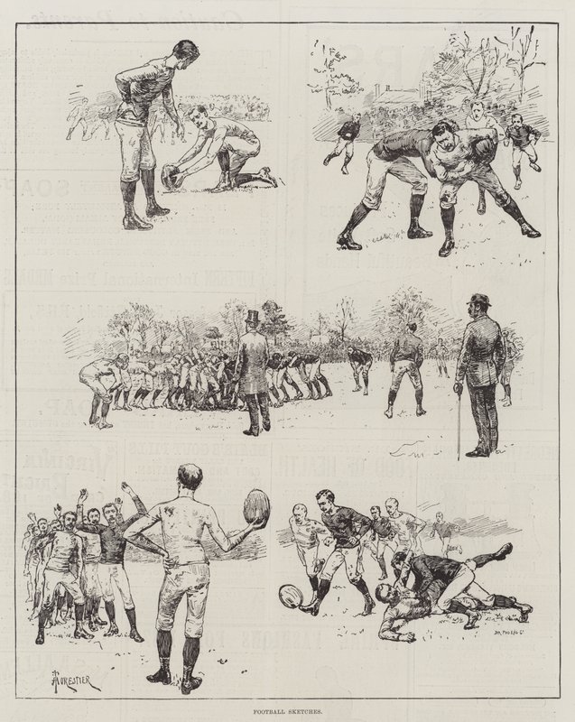Fotballskisser av Amedee Forestier