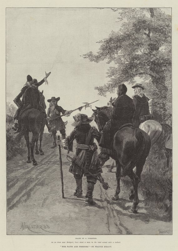 For Faith and Freedom, av Walter Besant av Amedee Forestier