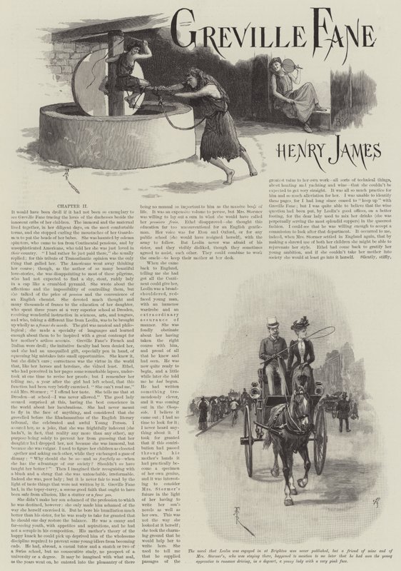 Greville Fane, av Henry James av Amedee Forestier