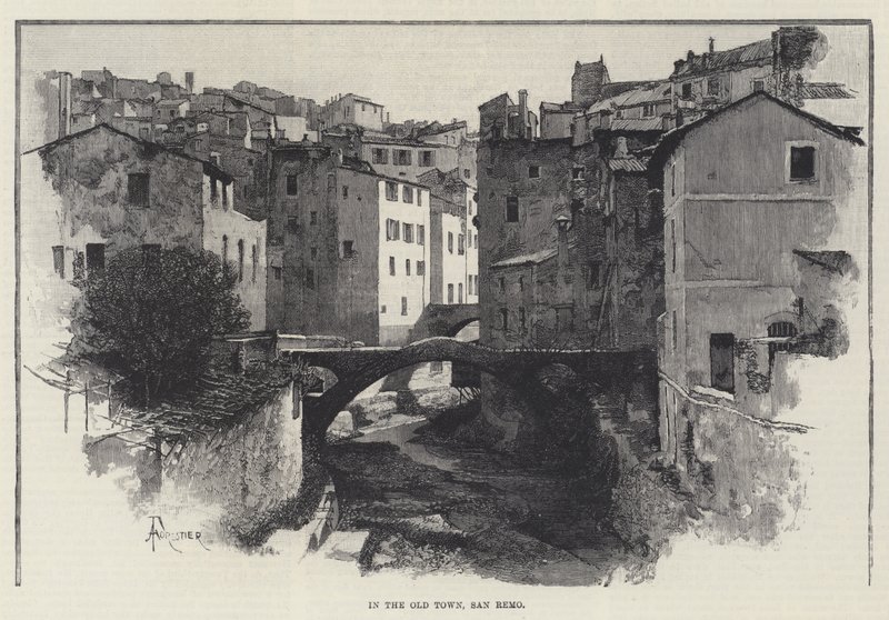 I gamlebyen, San Remo av Amedee Forestier