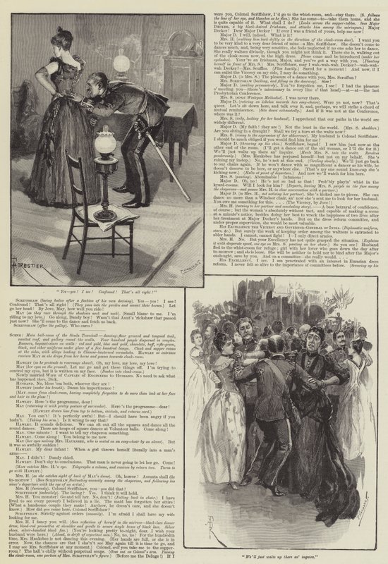Mrs Hauksbee Sits Out, An Unhistorical Extravaganza, av Rudyard Kipling av Amedee Forestier