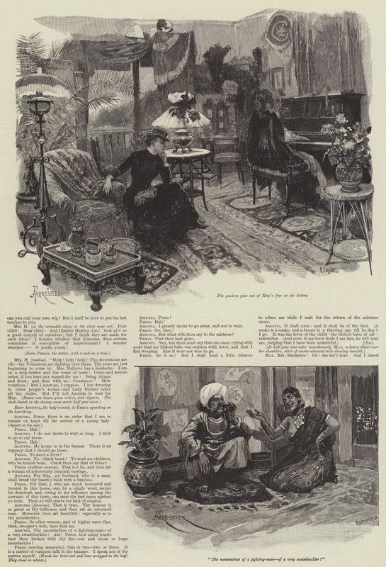 Mrs Hauksbee Sits Out, An Unhistorical Extravaganza, av Rudyard Kipling av Amedee Forestier