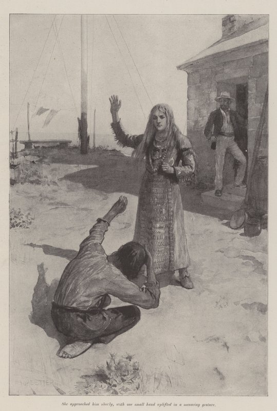The Mermaid of Lighthouse Point, av Bret Harte av Amedee Forestier