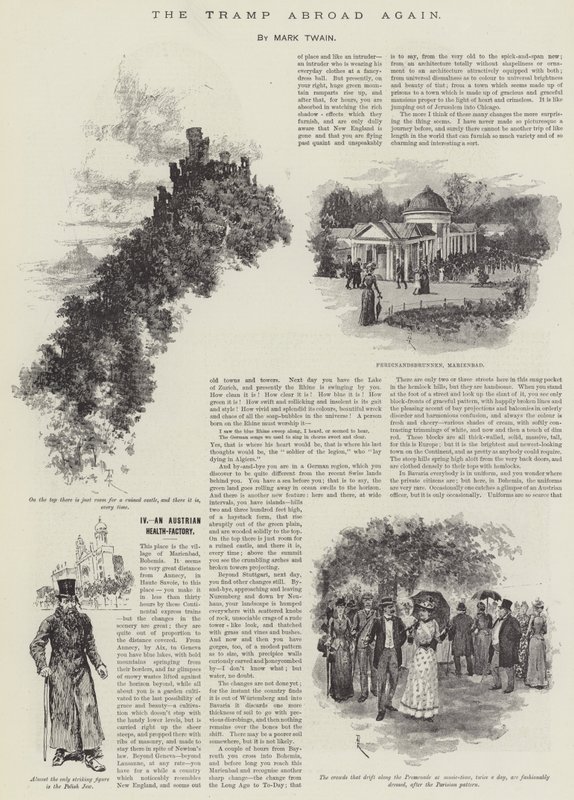 The Tramp Abroad Again, av Mark Twain av Amedee Forestier