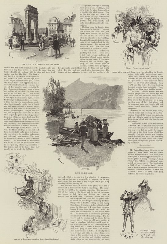 The Tramp Abroad Again, av Mark Twain av Amedee Forestier